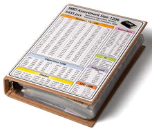 Load image into Gallery viewer, SMD 1206 Resistors, Capacitors, Transistors, Diodes Electronic Components Assortment Book - 5435 pcs