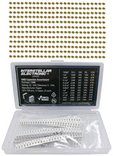 Load image into Gallery viewer, 1206 SMD Capacitor Assortment X7R C0G only, 100pf, 1nF, 10nF, 01uF, 0.22uF, 0.47uF, 0.68uF, 1uF, 2.2uF, 4.7uF, 10uF, 22uF, 25V - 50V, 300 pcs