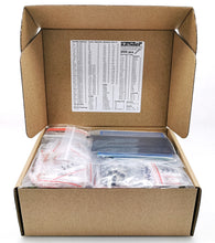 Load image into Gallery viewer, Electronic Components Assortment Kit, Grab Bag, Resistors, Polyester Capacitors, LED, PCB, Diodes, Transistors, IC, 2000 pcs
