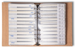 SMD 1206 Resistors, Capacitors, Transistors, Diodes Electronic Components Assortment Book - 5435 pcs